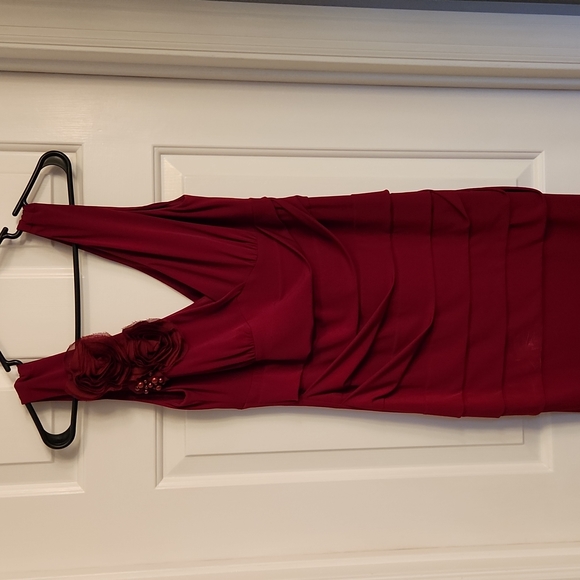 Mother of the groom Burgandy dress - Picture 1 of 3